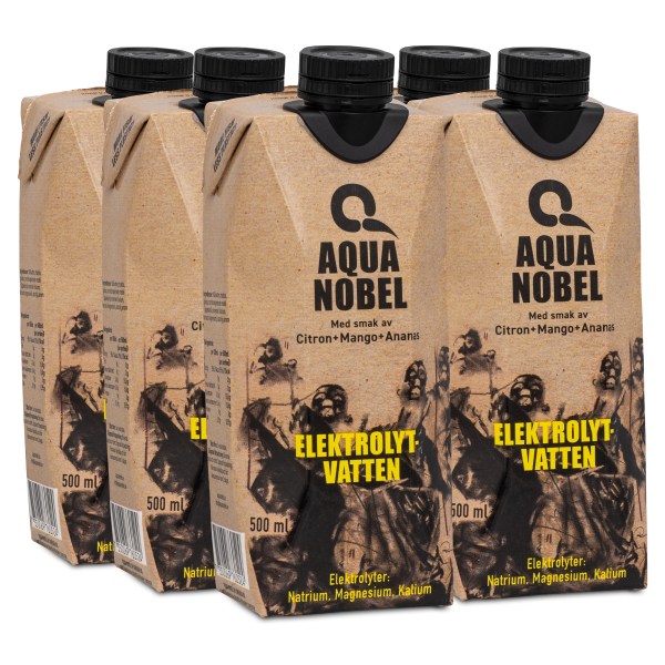 Aqua Nobel Elektrolytvand, Ananas/Citron/Mango, 6-pak