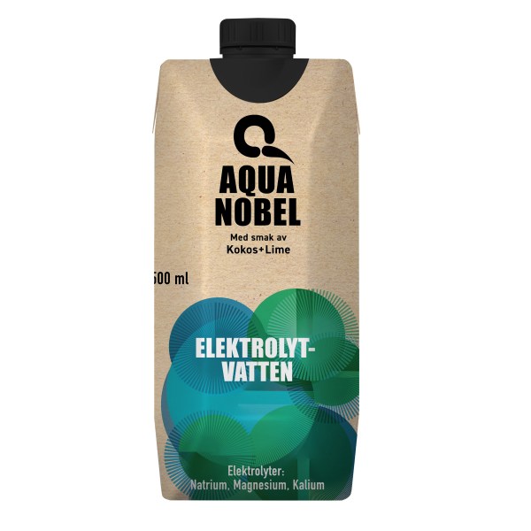 Aqua Nobel Elektrolytvand, Kokos/Lime, 500 ml