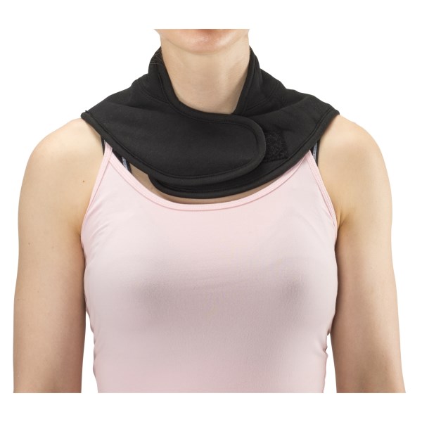 Nakkevarmer m/velcro, S, Black