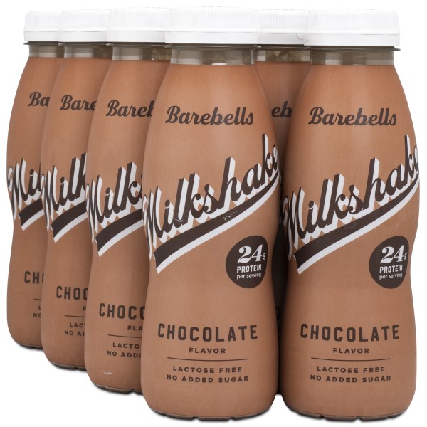 Barebells Milkshake, Chocolate, 8-pak