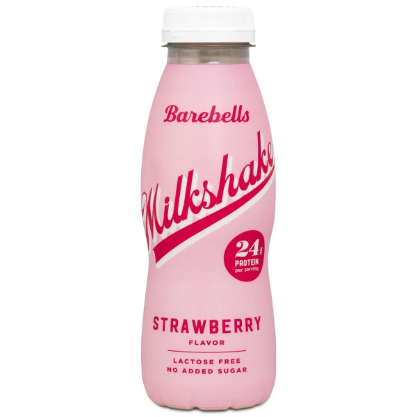 Barebells Milkshake, Strawberry, 330 ml