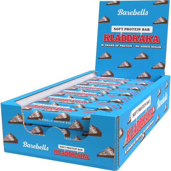 Barebells Soft Protein Bar, Kladdkaka, 12-pak