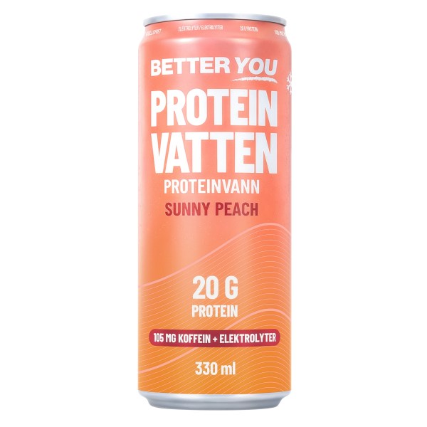 Better You Proteinvand m. Elektrolytter, Sunny Peach, 1 stk