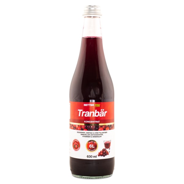 Better You Tranebærkoncentrat, 630 ml billede
