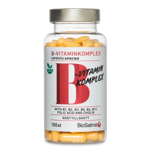 BioSalma B-vitaminkompleks, 100 kapsler