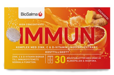 -localization-error-products-images-main-thumbnail- BioSalma Immun C+D-vitamin Zink, Blodappelsin & Ingef�r, 30 brusetabletter