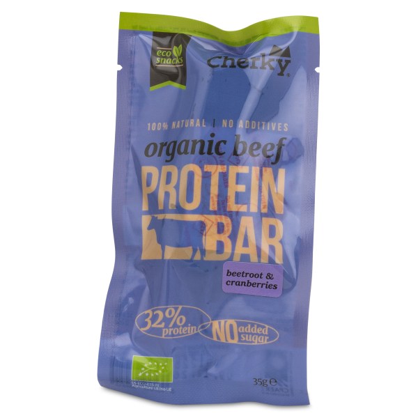 Cherky Foods Meat Bar Beef Eco, Beetroot & Cranberry, 35 g