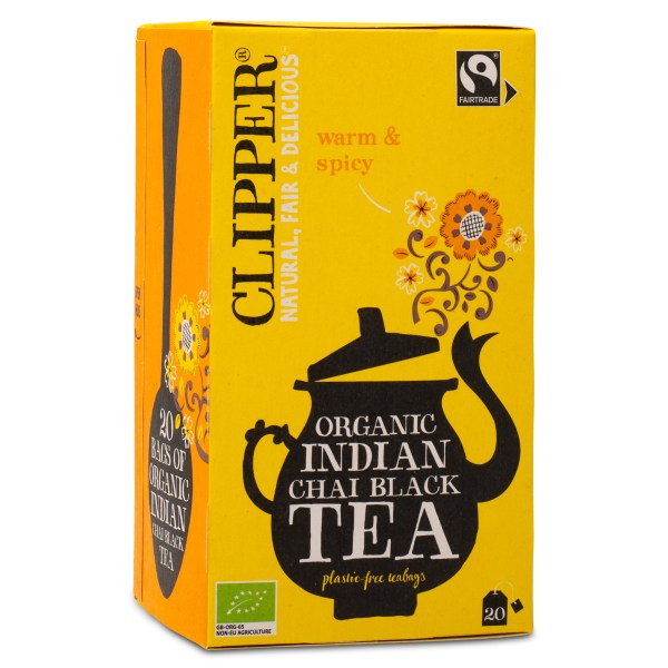 Clipper Tea Indian Chai, 20 poser billede