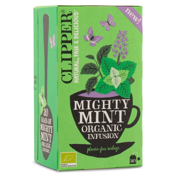 Mighty Mint te Økologisk Clipper - 20 breve - Clipper