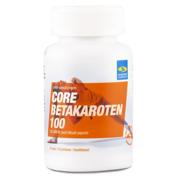 Core Betacaroten 100, 30 kapsler