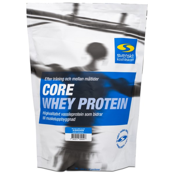 Core Whey Protein, Blåbærdrøm, 1 kg