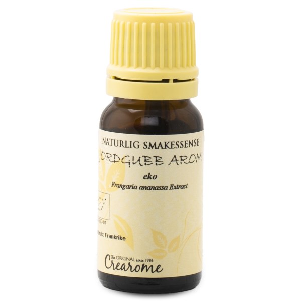 Crearome Jordbær Aroma ØKO, 10 ml