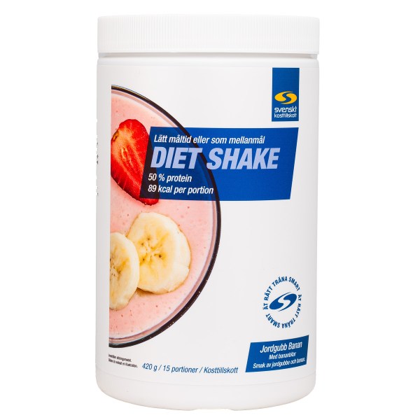 Diet Shake, Jordbær & banan, 420 g