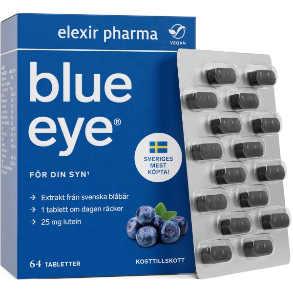 Blue Eye Blueberry ekstrakt 64 tabletter