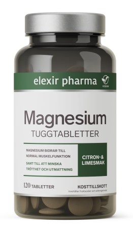 -localization-error-products-images-main-thumbnail- Elexir Pharma Magnesium Tyggetablet, 120 tyggetabletter