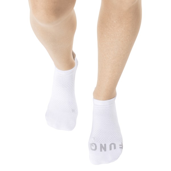 Funq Wear Wide+ Active Low Cut, 36-38, Hvid