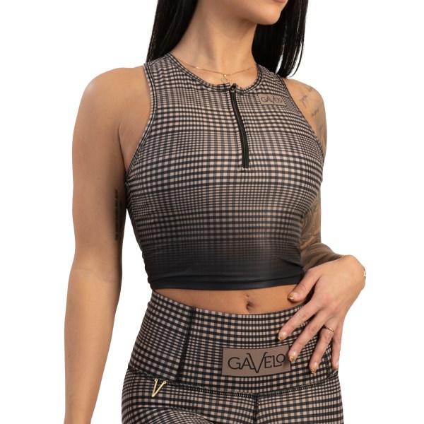 Gavelo GLNCHCK 5 Top, , Black/Brown