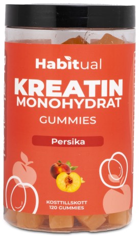 -localization-error-products-images-main-thumbnail- Habitual Kreatin Gummies, Fersken, 120 Gummies