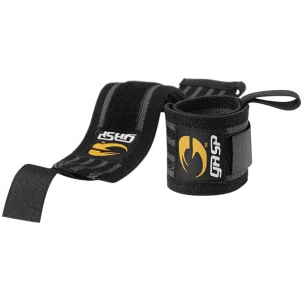 Hardcore Wrist Wraps, One size, Black / grey