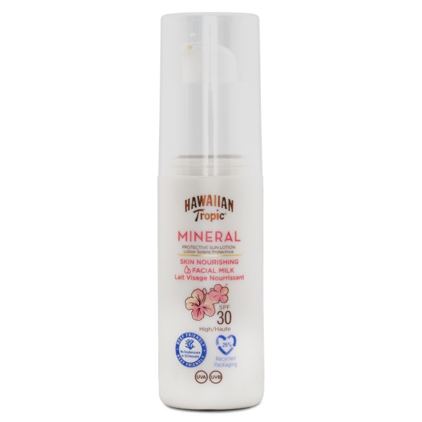 Hawaiian Mineral Sun Milk Face SPF30, 50 ml billede