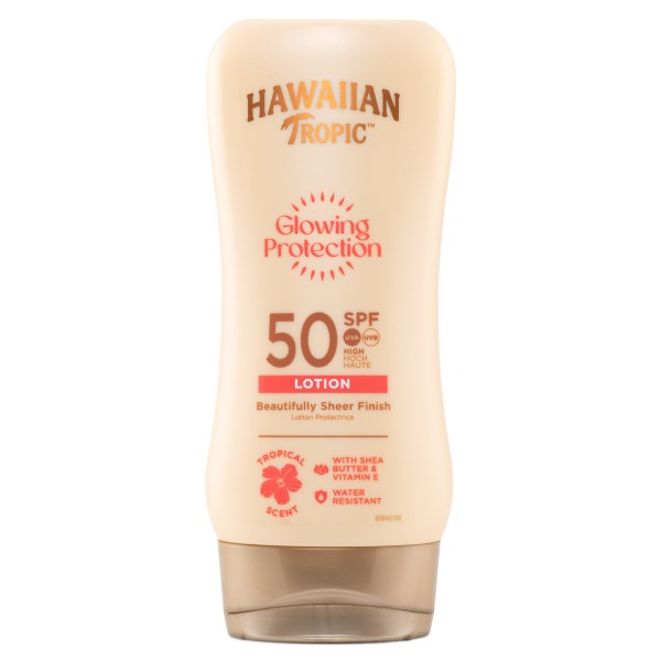 Hawaiian Tropic Satin Protection Sun Lotion SPF 50+, 180 ml billede