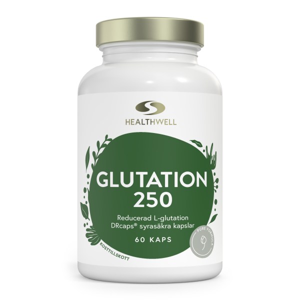 Healthwell Glutathion 250, 60 kapsler