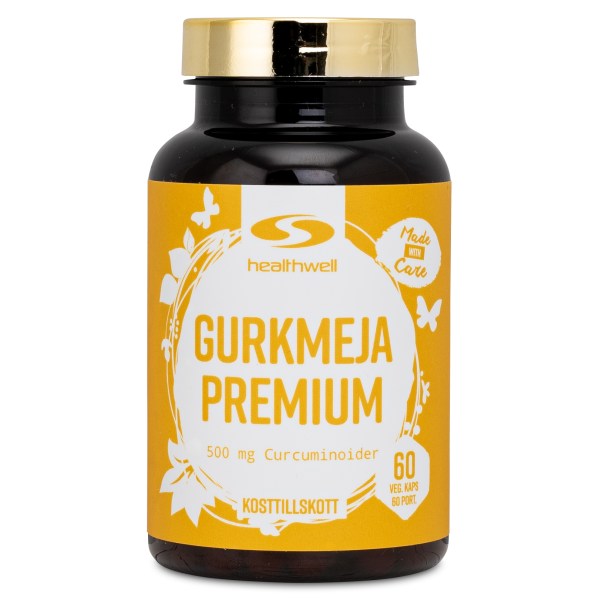 Healthwell Gurkemeje Premium, 60 kapsler