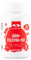 Healthwell Jern, Folsyre, B12