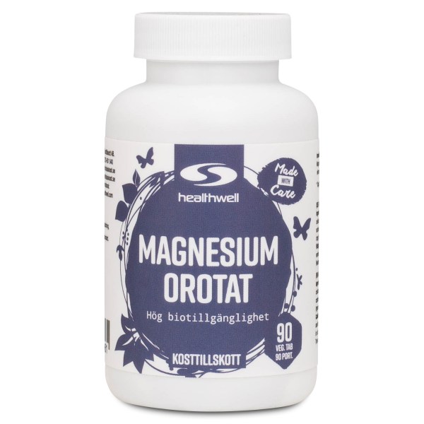 Healthwell Magnesiumorotat 1000, 90 tabletter