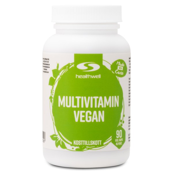 Healthwell Multivitamin Vegan, 90 kapsler