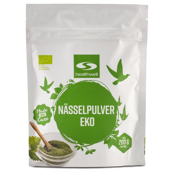 Healthwell Brændenældepulver ØKO, 200 g