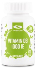 Healthwell D3-vitamin 1000 IE