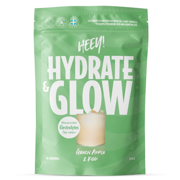 HEEY Hydrate & Glow, 240 g, Grönt Äpple/Kiwi