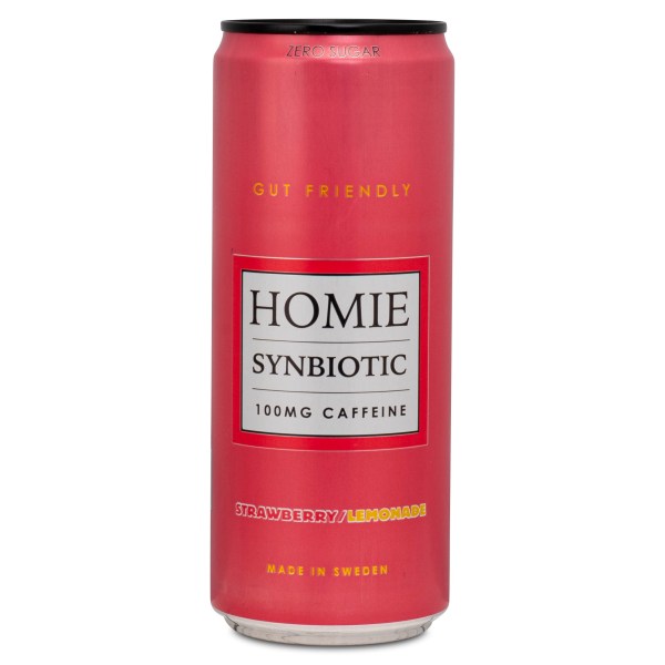 Homie Wake Up Synbiotic, Strawberry Lemonade, 1 stk
