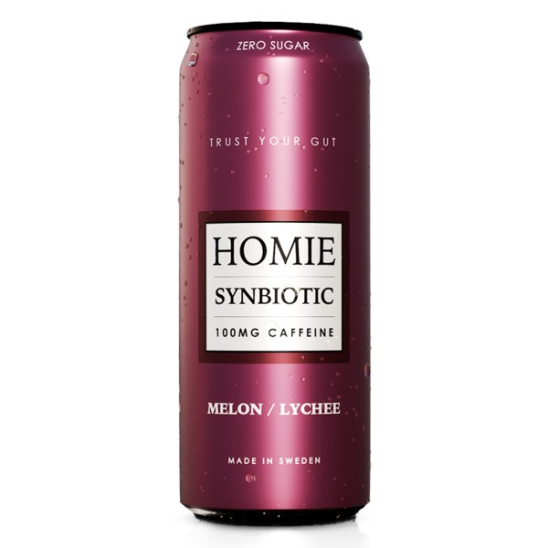 Homie Wake Up Synbiotic, Melon / Lychee, 1 stk