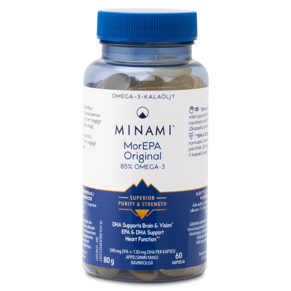 Minami MorEPA, 60 kapsler