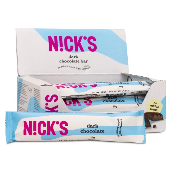 Nicks Chocolate, Mørk chokolade, 15-pak