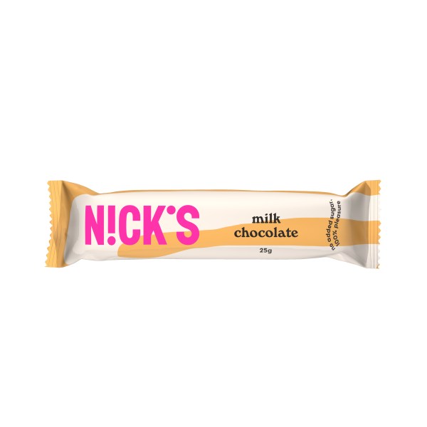 Nicks Chocolate, Milk Chocolate, 25 g
