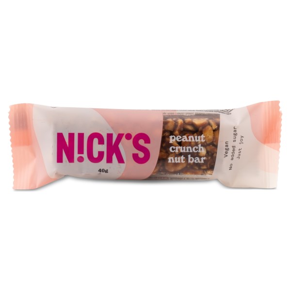 Nicks Nut Bar, Peanut Crunch, 1 stk