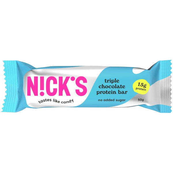 Nicks Protein Bar, Triple Chocolate, 1 stk