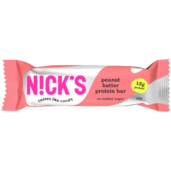 Nicks Protein Bar, Peanut butter, 1 stk