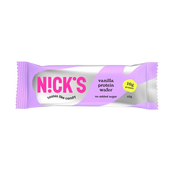Nicks Protein Wafer, Vanilla, 1 stk
