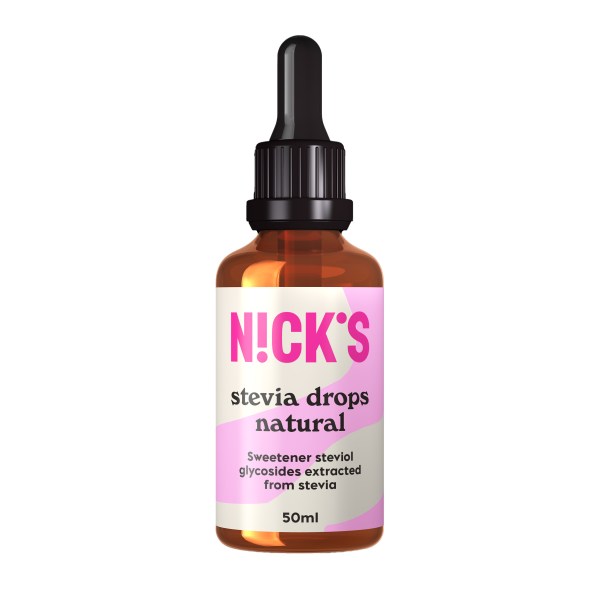 Nick's - Stevia-dråber (Naturel) 50 ml