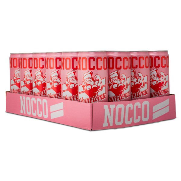 NOCCO BCAA, Skum Tomte, Koffein, 24-pak