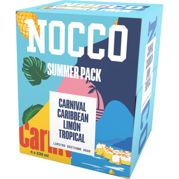 NOCCO Summer Pack, 4-pak