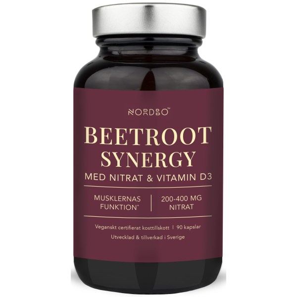 Nordbo Beetroot Synergy, 90 kapsler