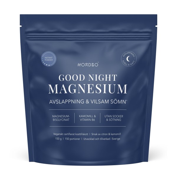 NORDBO Good Night Instant Magnesium pulver - 150 gram