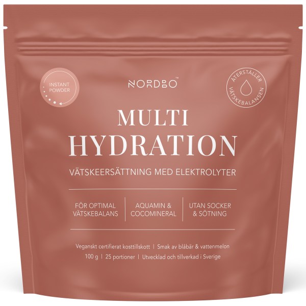 Nordbo Multi Hydration, Vandmelon / Blåbær, 100 g