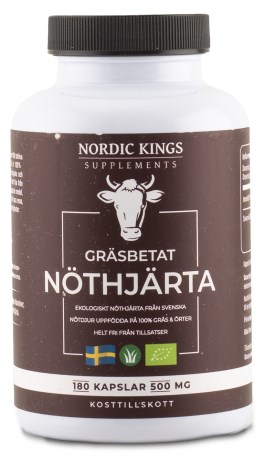 -localization-error-products-images-main-thumbnail- Nordic Kings Gr�sfodret Oksehjerte �KO, 180 kapsler