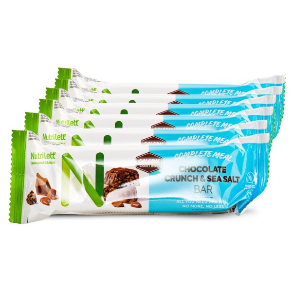 Nutrilett Smart Meal Bar, Chocolate crunch & Seasalt, 6-pak